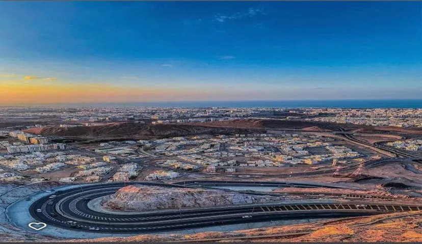 Muscat Sky View by the Helicopter: Al Alam Palace, Yiti- Qantab, Sultan Qaboos Port 4